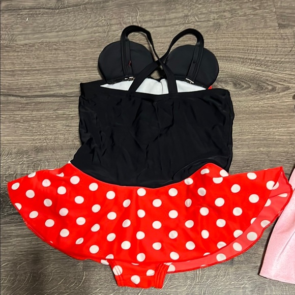 Kids One Piece Swimsuit Set - Black, Purple, Blue - Picture 2 of 7